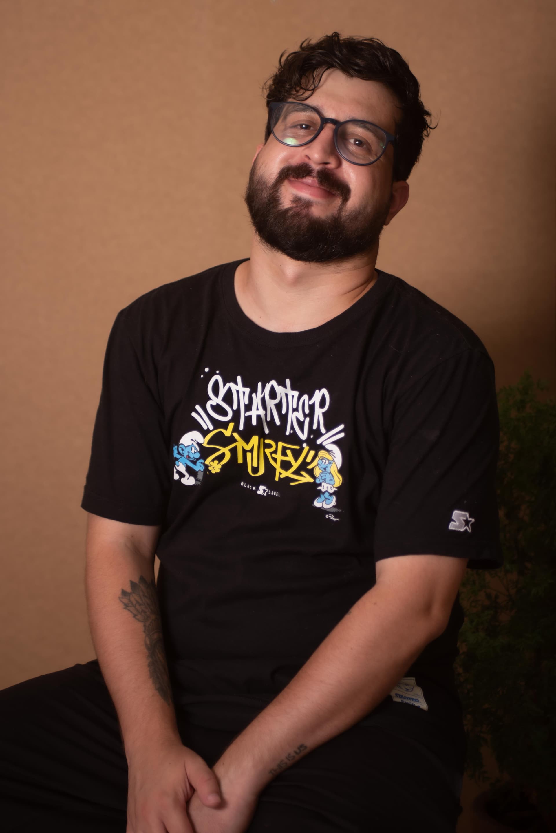 Reginaldo portrait in the studio